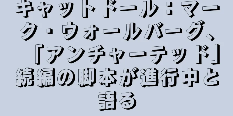 キャットドール：マーク・ウォールバーグ、「アンチャーテッド」続編の脚本が進行中と語る