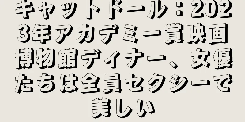 キャットドール：2023年アカデミー賞映画博物館ディナー、女優たちは全員セクシーで美しい