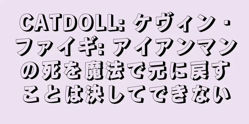 CATDOLL: ケヴィン・ファイギ: アイアンマンの死を魔法で元に戻すことは決してできない