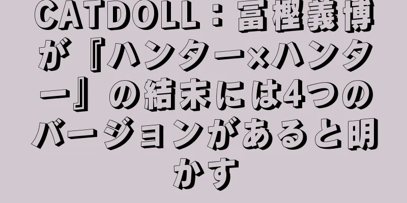 CATDOLL：冨樫義博が『ハンター×ハンター』の結末には4つのバージョンがあると明かす