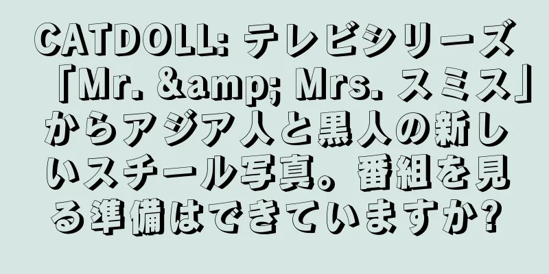 CATDOLL: テレビシリーズ「Mr. & Mrs. スミス」からアジア人と黒人の新しいスチール写真。番組を見る準備はできていますか?