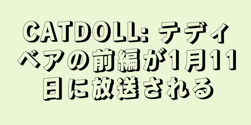 CATDOLL: テディベアの前編が1月11日に放送される