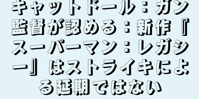 キャットドール：ガン監督が認める：新作『スーパーマン：レガシー』はストライキによる延期ではない