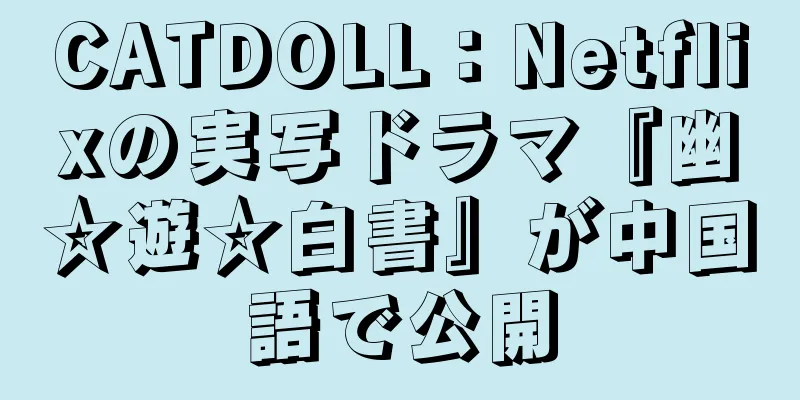CATDOLL：Netflixの実写ドラマ『幽☆遊☆白書』が中国語で公開