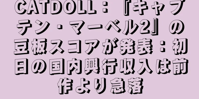 CATDOLL：『キャプテン・マーベル2』の豆板スコアが発表：初日の国内興行収入は前作より急落