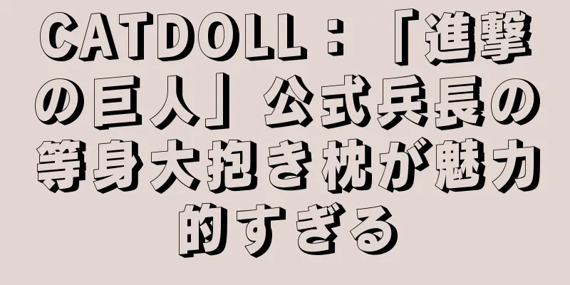 CATDOLL：「進撃の巨人」公式兵長の等身大抱き枕が魅力的すぎる