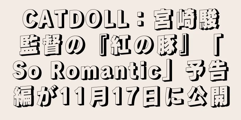 CATDOLL：宮崎駿監督の『紅の豚』「So Romantic」予告編が11月17日に公開