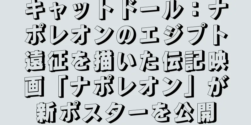 キャットドール：ナポレオンのエジプト遠征を描いた伝記映画「ナポレオン」が新ポスターを公開