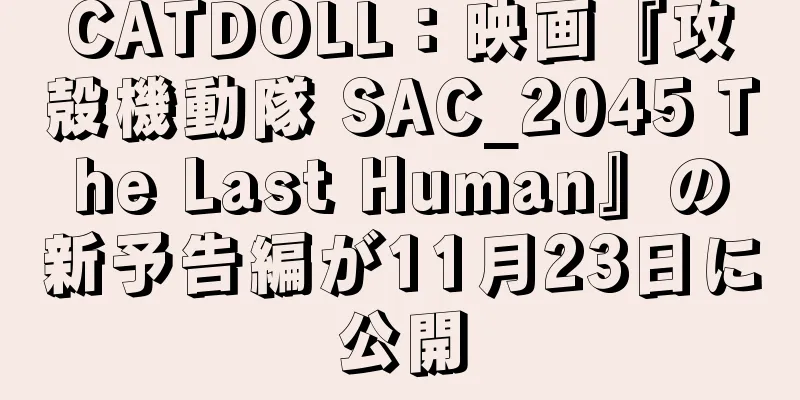 CATDOLL：映画『攻殻機動隊 SAC_2045 The Last Human』の新予告編が11月23日に公開