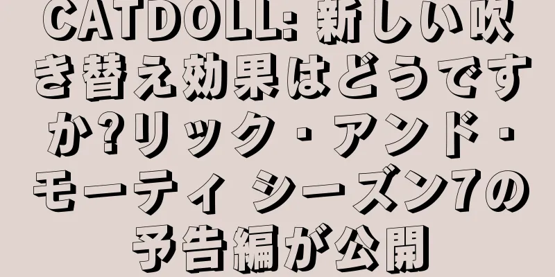 CATDOLL: 新しい吹き替え効果はどうですか?リック・アンド・モーティ シーズン7の予告編が公開