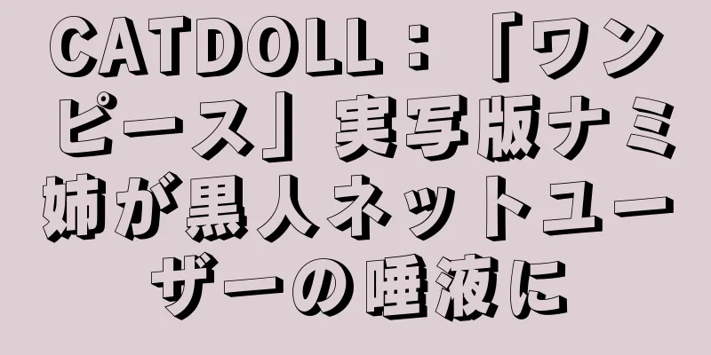 CATDOLL：「ワンピース」実写版ナミ姉が黒人ネットユーザーの唾液に