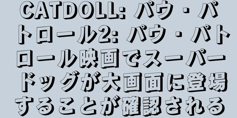 CATDOLL: パウ・パトロール2: パウ・パトロール映画でスーパードッグが大画面に登場することが確認される