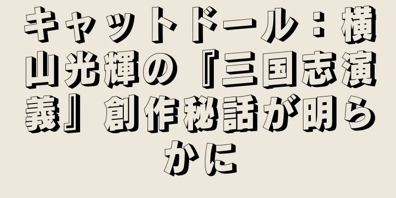 キャットドール：横山光輝の『三国志演義』創作秘話が明らかに