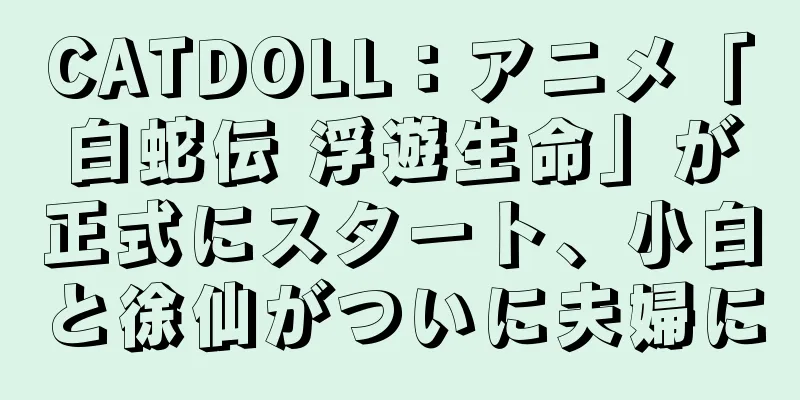 CATDOLL：アニメ「白蛇伝 浮遊生命」が正式にスタート、小白と徐仙がついに夫婦に