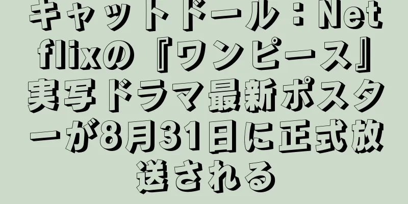 キャットドール：Netflixの『ワンピース』実写ドラマ最新ポスターが8月31日に正式放送される