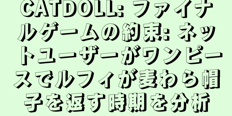 CATDOLL: ファイナルゲームの約束: ネットユーザーがワンピースでルフィが麦わら帽子を返す時期を分析