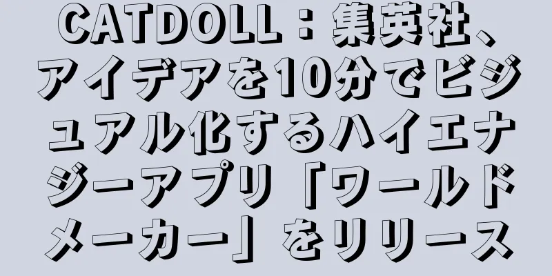 CATDOLL：集英社、アイデアを10分でビジュアル化するハイエナジーアプリ「ワールドメーカー」をリリース