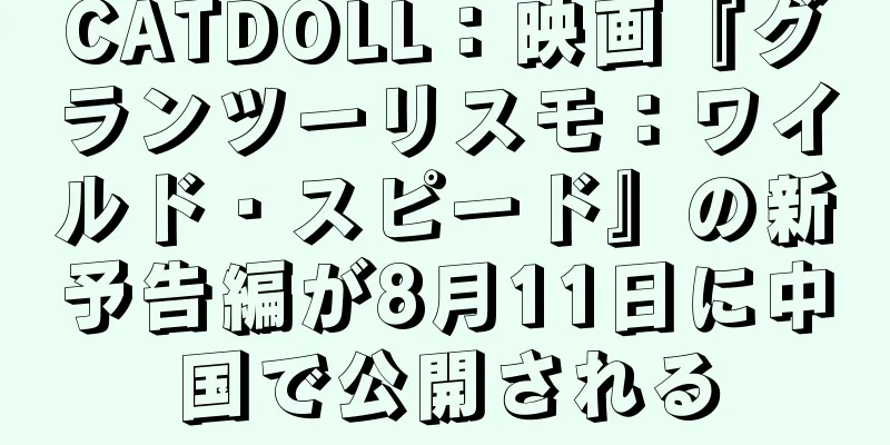 CATDOLL：映画『グランツーリスモ：ワイルド・スピード』の新予告編が8月11日に中国で公開される