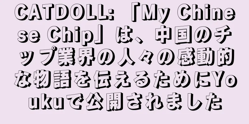 CATDOLL: 「My Chinese Chip」は、中国のチップ業界の人々の感動的な物語を伝えるためにYoukuで公開されました
