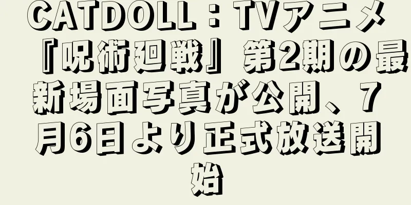 CATDOLL：TVアニメ『呪術廻戦』第2期の最新場面写真が公開、7月6日より正式放送開始