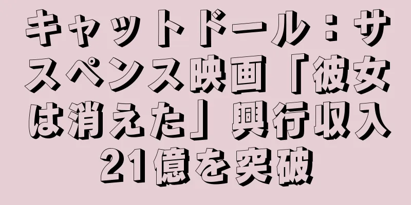 キャットドール：サスペンス映画「彼女は消えた」興行収入21億を突破