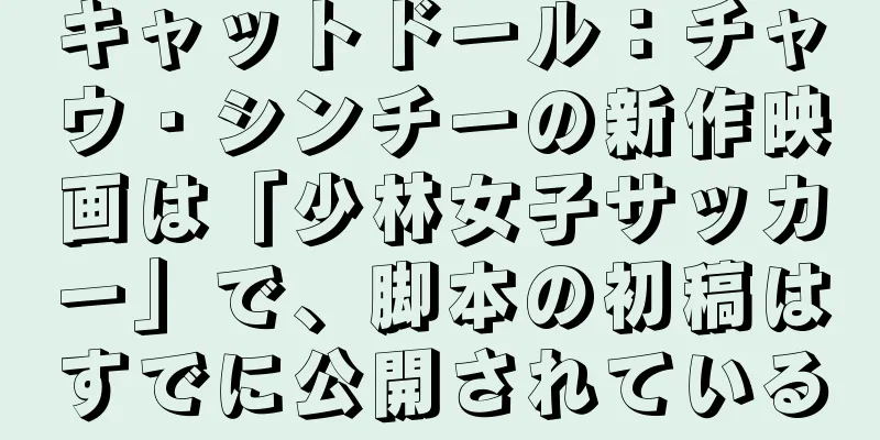 キャットドール：チャウ・シンチーの新作映画は「少林女子サッカー」で、脚本の初稿はすでに公開されている