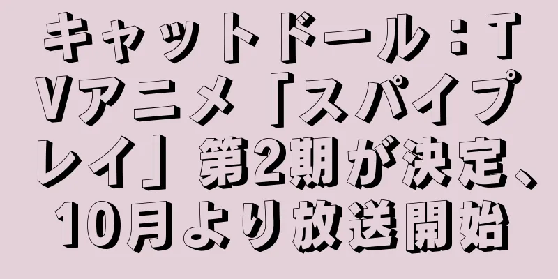 キャットドール：TVアニメ「スパイプレイ」第2期が決定、10月より放送開始