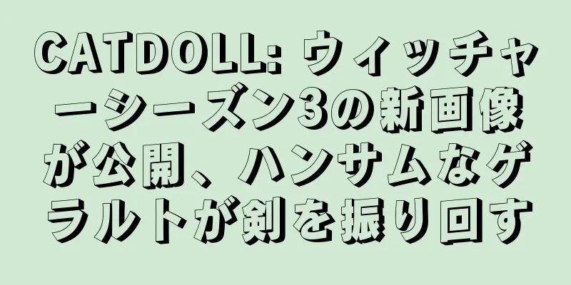 CATDOLL: ウィッチャーシーズン3の新画像が公開、ハンサムなゲラルトが剣を振り回す
