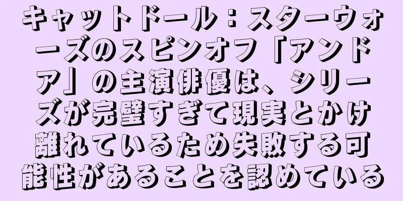 キャットドール：スターウォーズのスピンオフ「アンドア」の主演俳優は、シリーズが完璧すぎて現実とかけ離れているため失敗する可能性があることを認めている