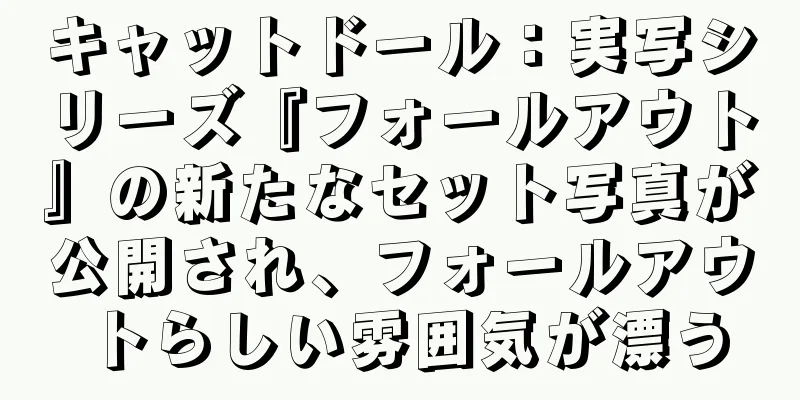 キャットドール：実写シリーズ『フォールアウト』の新たなセット写真が公開され、フォールアウトらしい雰囲気が漂う