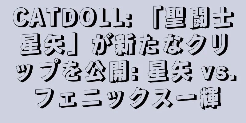 CATDOLL: 「聖闘士星矢」が新たなクリップを公開: 星矢 vs. フェニックス一輝