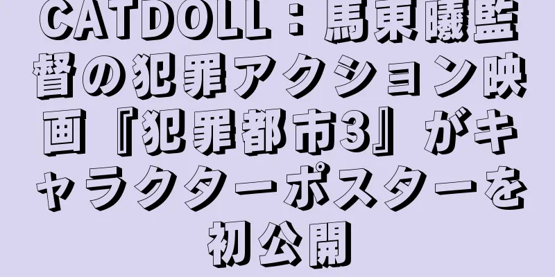 CATDOLL：馬東曦監督の犯罪アクション映画『犯罪都市3』がキャラクターポスターを初公開