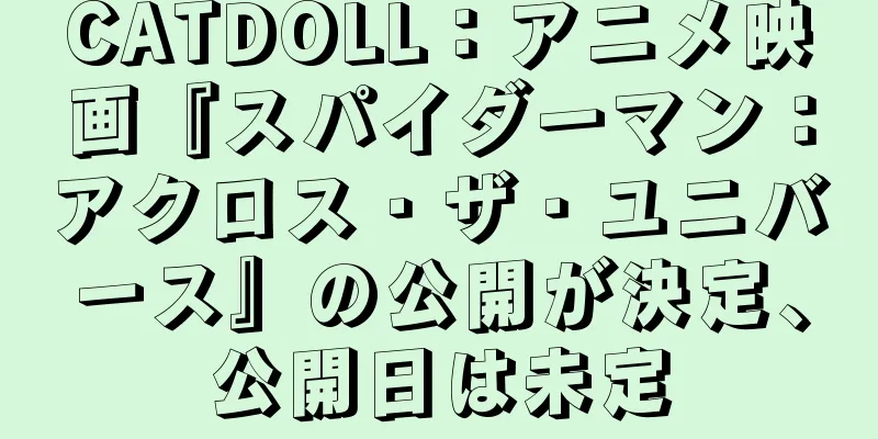CATDOLL：アニメ映画『スパイダーマン：アクロス・ザ・ユニバース』の公開が決定、公開日は未定