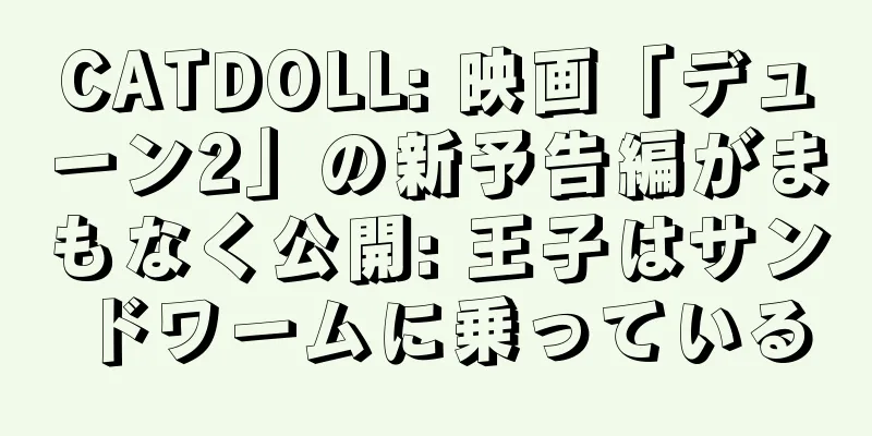 CATDOLL: 映画「デューン2」の新予告編がまもなく公開: 王子はサンドワームに乗っている