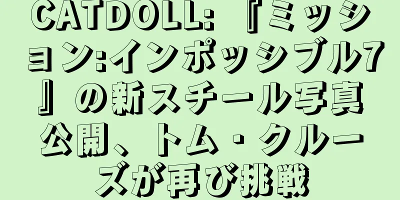 CATDOLL: 『ミッション:インポッシブル7』の新スチール写真公開、トム・クルーズが再び挑戦