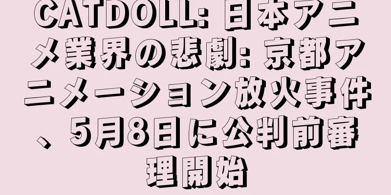 CATDOLL: 日本アニメ業界の悲劇: 京都アニメーション放火事件、5月8日に公判前審理開始