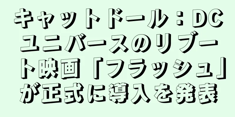 キャットドール：DCユニバースのリブート映画「フラッシュ」が正式に導入を発表