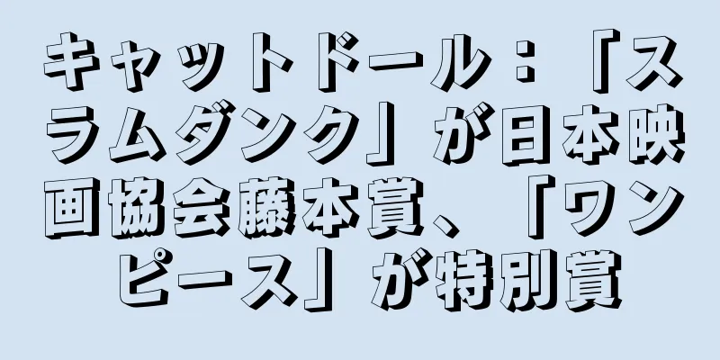 キャットドール：「スラムダンク」が日本映画協会藤本賞、「ワンピース」が特別賞