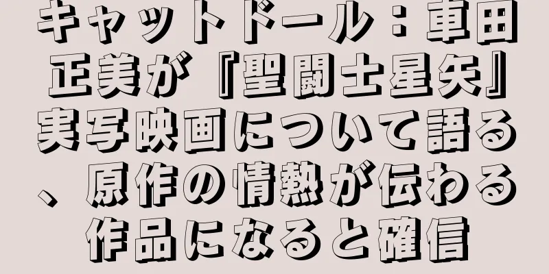 キャットドール：車田正美が『聖闘士星矢』実写映画について語る、原作の情熱が伝わる作品になると確信