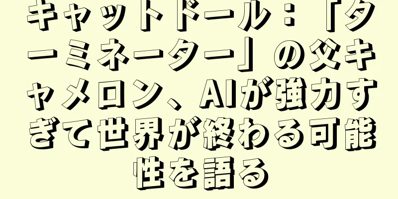 キャットドール：「ターミネーター」の父キャメロン、AIが強力すぎて世界が終わる可能性を語る