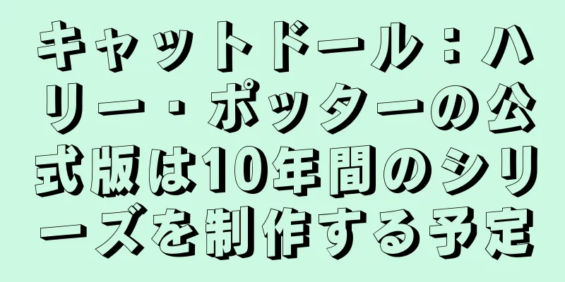 キャットドール：ハリー・ポッターの公式版は10年間のシリーズを制作する予定