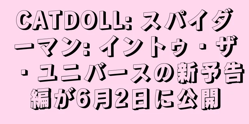 CATDOLL: スパイダーマン: イントゥ・ザ・ユニバースの新予告編が6月2日に公開