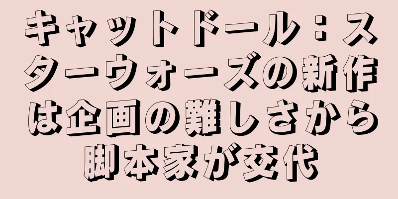 キャットドール：スターウォーズの新作は企画の難しさから脚本家が交代