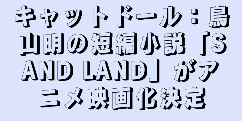 キャットドール：鳥山明の短編小説「SAND LAND」がアニメ映画化決定