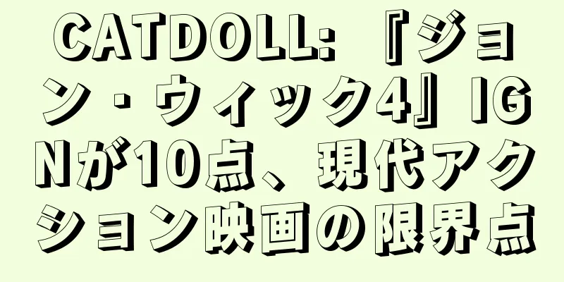CATDOLL: 『ジョン・ウィック4』IGNが10点、現代アクション映画の限界点