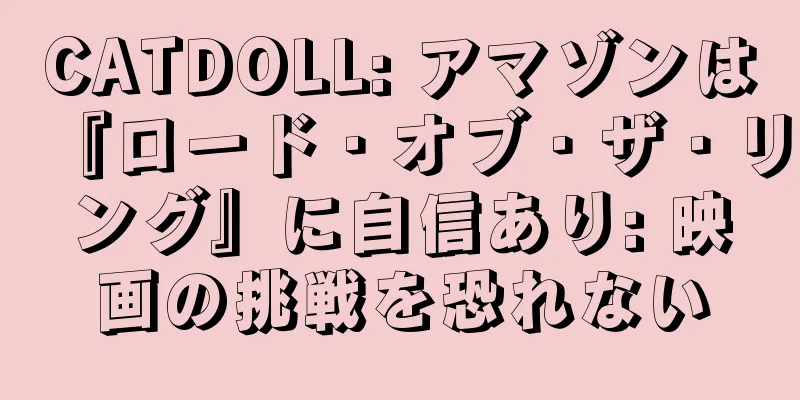 CATDOLL: アマゾンは『ロード・オブ・ザ・リング』に自信あり: 映画の挑戦を恐れない