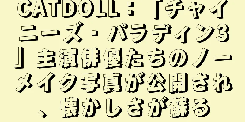CATDOLL：「チャイニーズ・パラディン3」主演俳優たちのノーメイク写真が公開され、懐かしさが蘇る