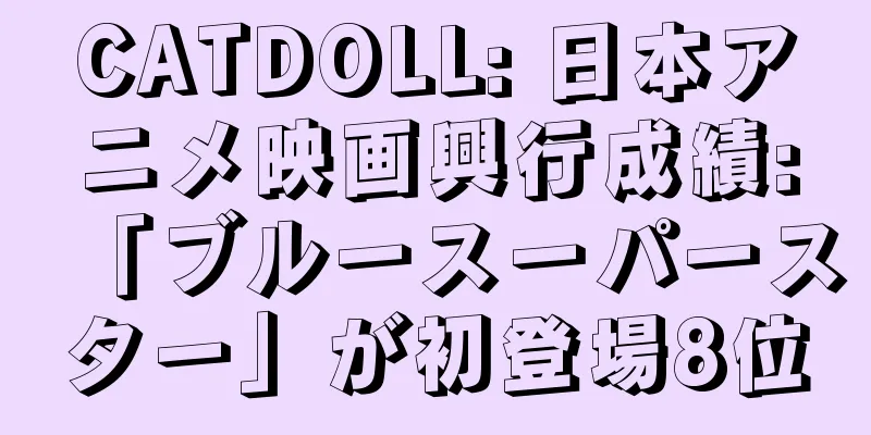 CATDOLL: 日本アニメ映画興行成績:「ブルースーパースター」が初登場8位