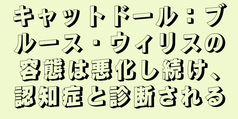 キャットドール：ブルース・ウィリスの容態は悪化し続け、認知症と診断される