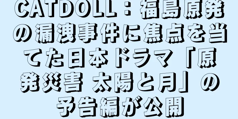 CATDOLL：福島原発の漏洩事件に焦点を当てた日本ドラマ「原発災害 太陽と月」の予告編が公開